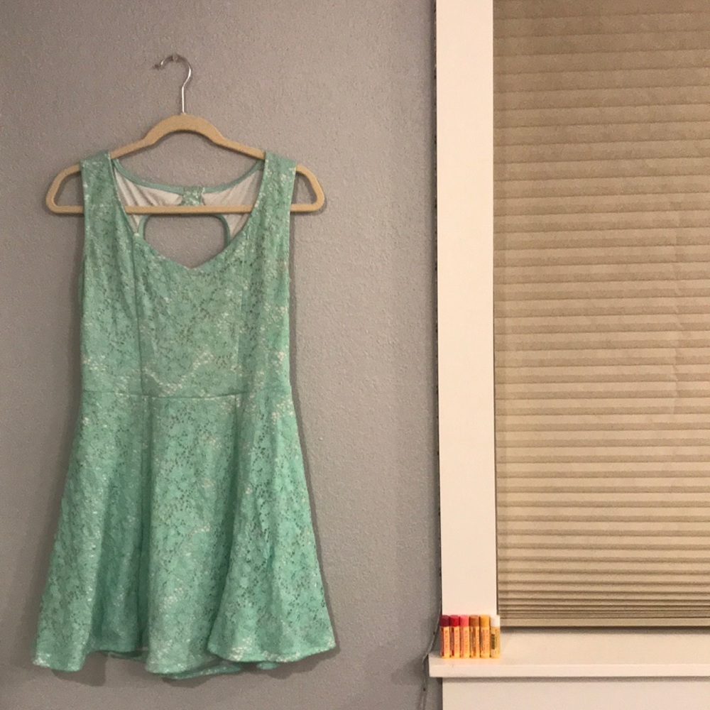Turquoise Lacey dress